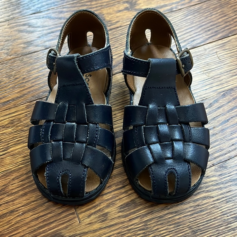 Toddler Boy Scott David Navy Blue Sandals - Size 6